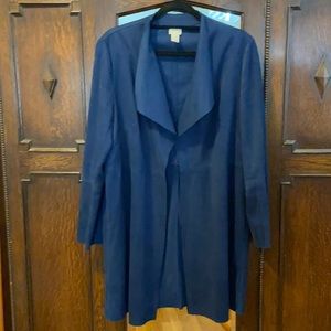 Chico’s Tunic Blue Suede